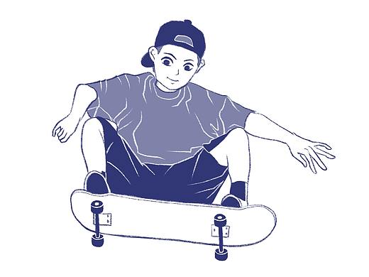 「28天」速写打卡挑战——第一周主题“ollie”