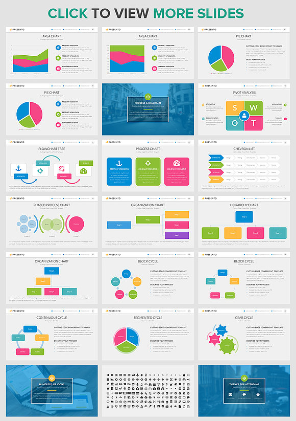 65页柱状图分析对比ppt模板