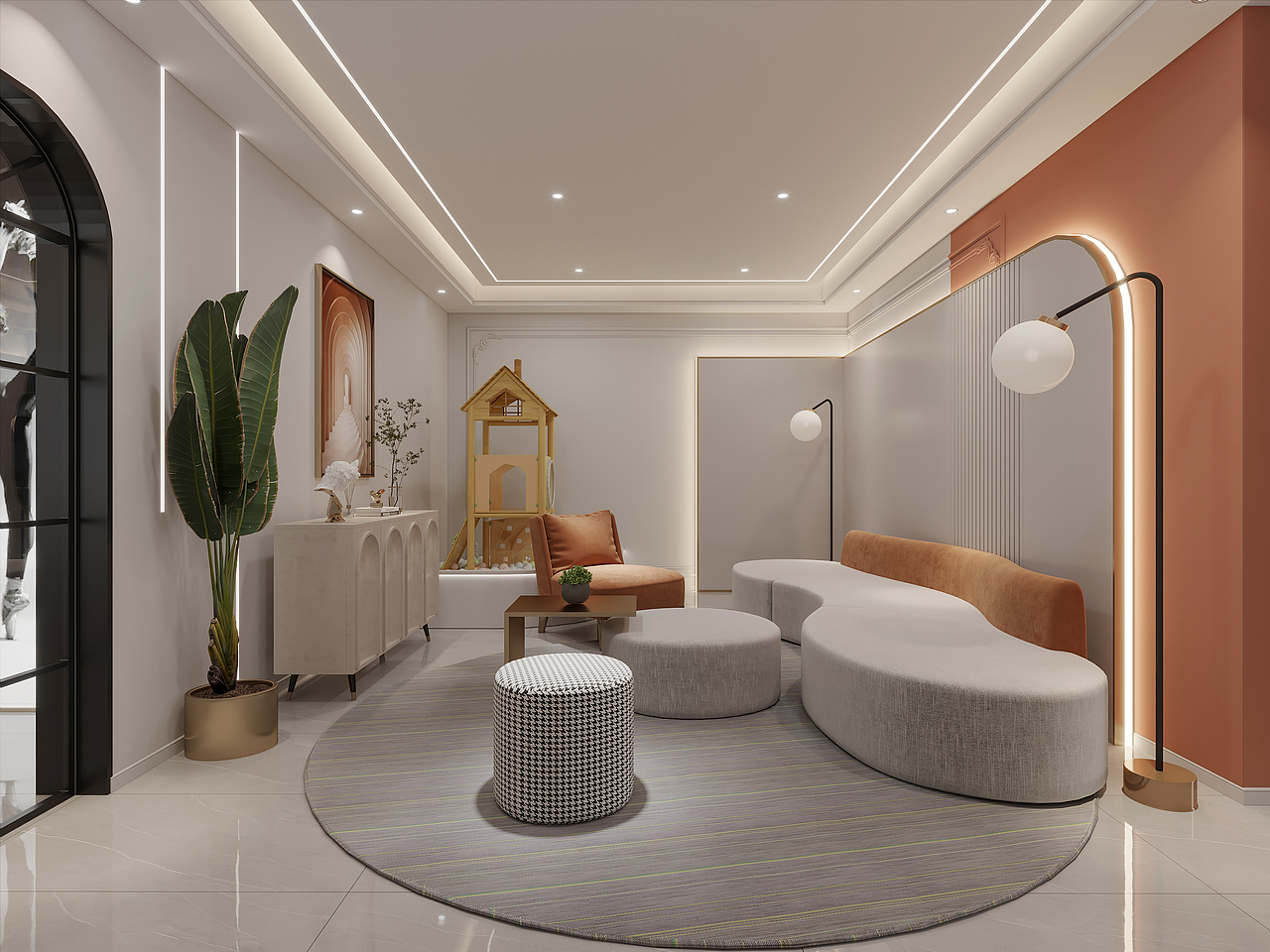 舞蹈室（图ZMjY2OTM5NDA4） - 家装设计 - 站酷设计师郸元表现原创素材 - 站酷ZCOOL