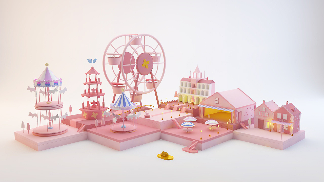 游乐场（图ZMjc4MDAwMzMy） - 其他三维 - 站酷设计师航海王基德原创素材 - 站酷ZCOOL
