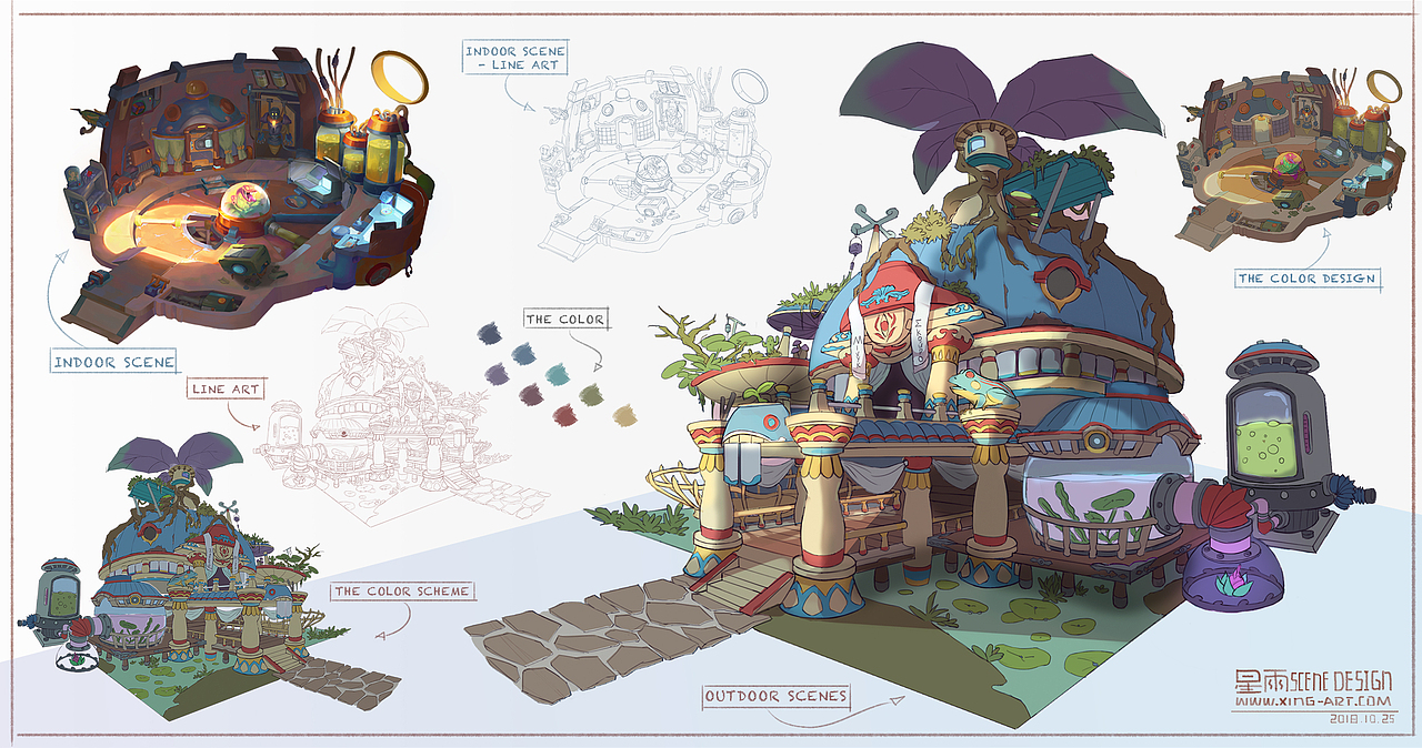 星雨场景班学员建筑设计作业选登（图ZMTM2NDg5ODIw） - 概念设定 - 站酷设计师星雨CG艺术中心原创素材 - 站酷ZCOOL