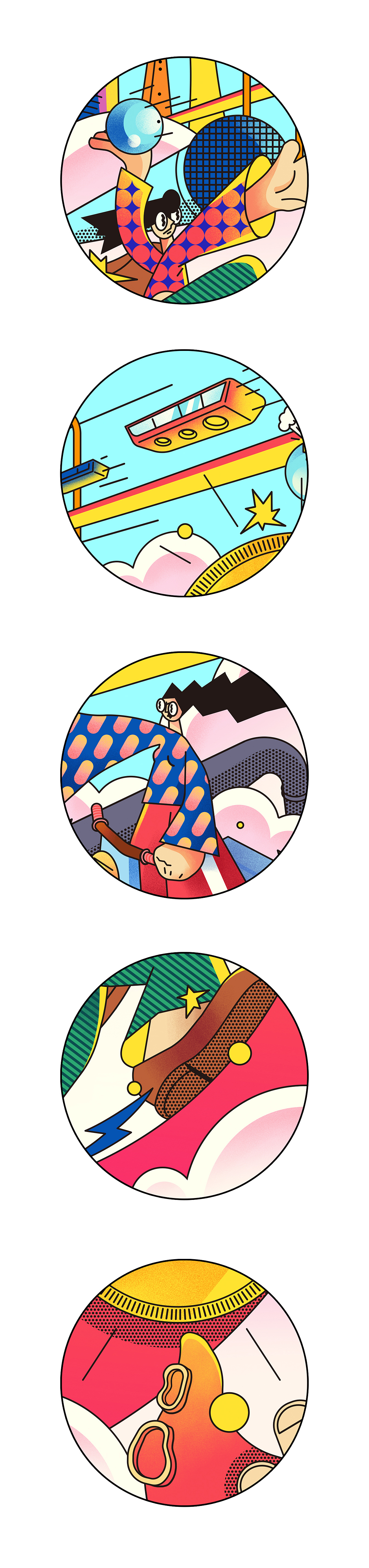 近期商业作品整理（图ZMTI2NzU0NTY0） - 商业插画 - 站酷设计师林P酱原创素材 - 站酷ZCOOL