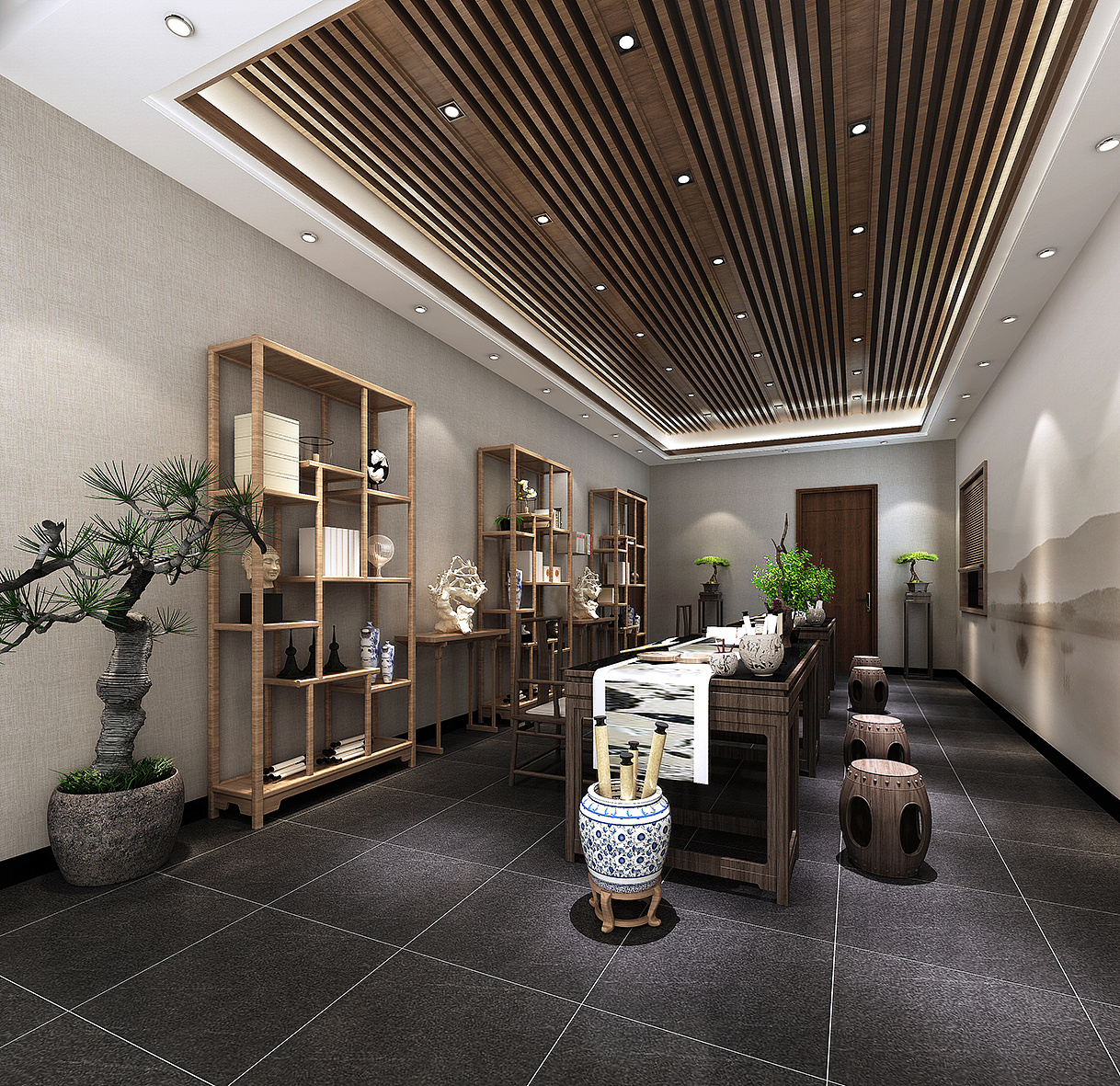 书画会所方案|空间|家装设计|易森空间设计 - 原创作品 - 站酷 (zcool