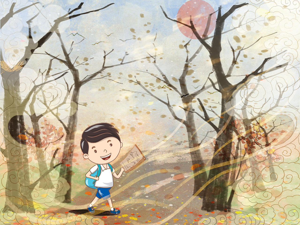 秋游|插画|儿童插画|离哲之殇 - 临摹作品 - 站酷 (zcool)