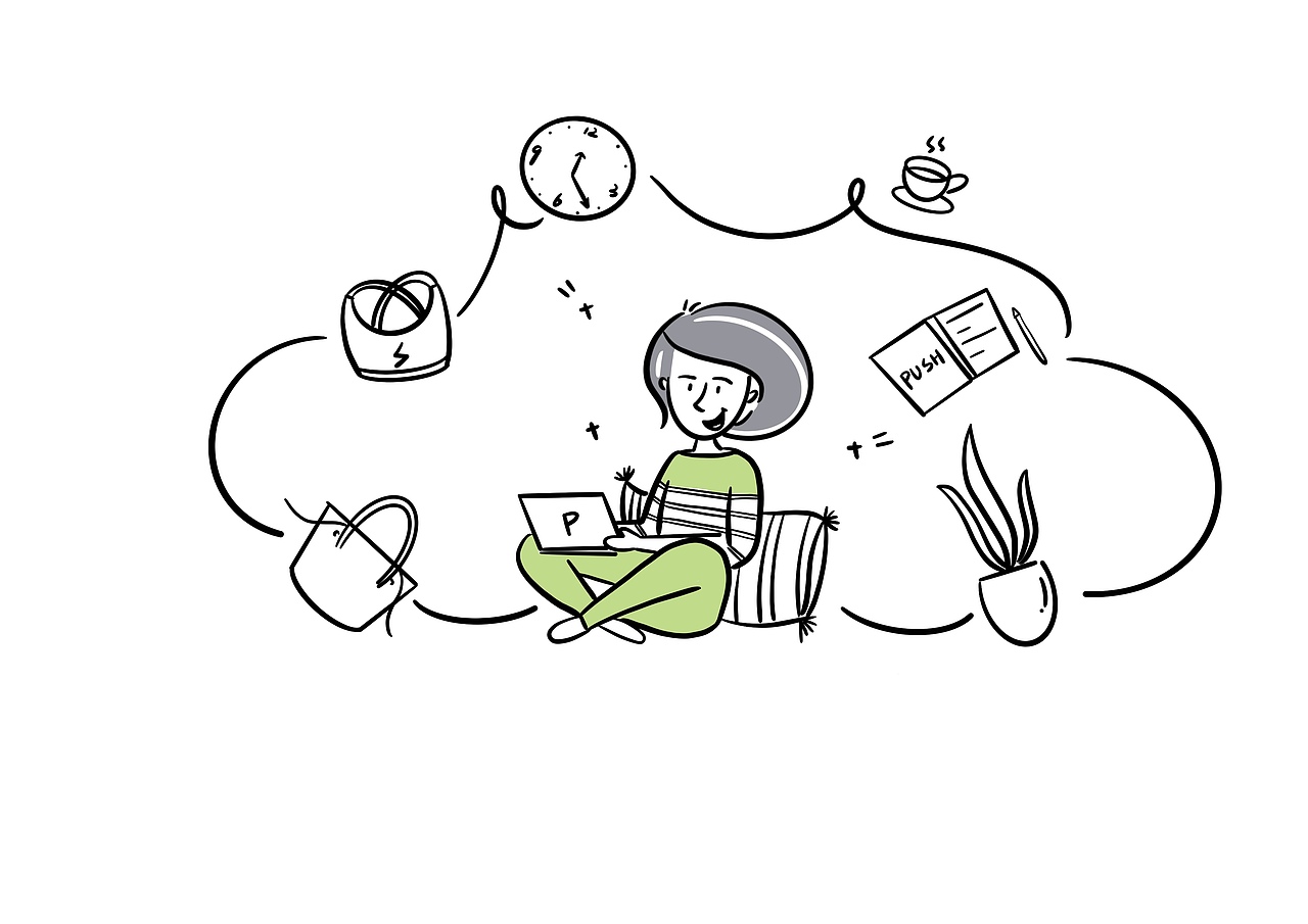Doodle风人物IP形象设计