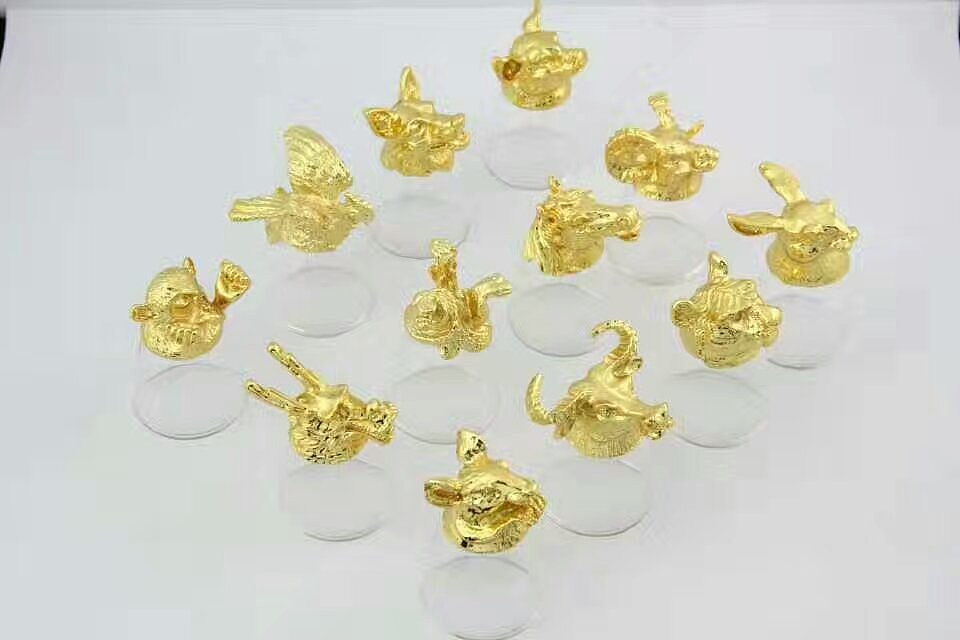 十二生肖酒杯小玩意搁笔架合金支架盘香炉定做欧式摆件