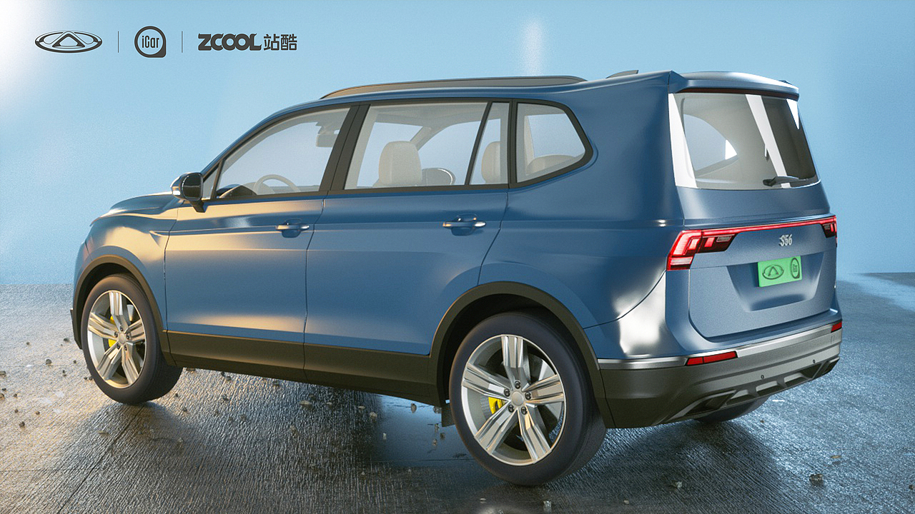 iCar-S56 奇瑞-首款纯电硬派S56新车外观设计