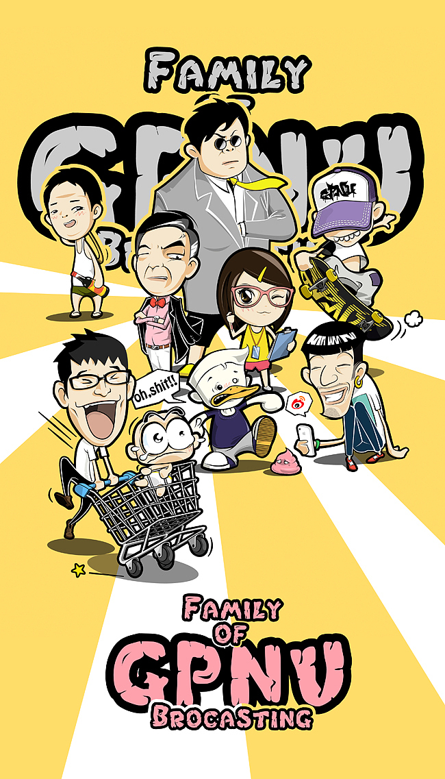大学画过的那些人/合集（图ZODMzNjg0NA==） - 商业插画 - 站酷设计师Ronsben原创素材 - 站酷ZCOOL