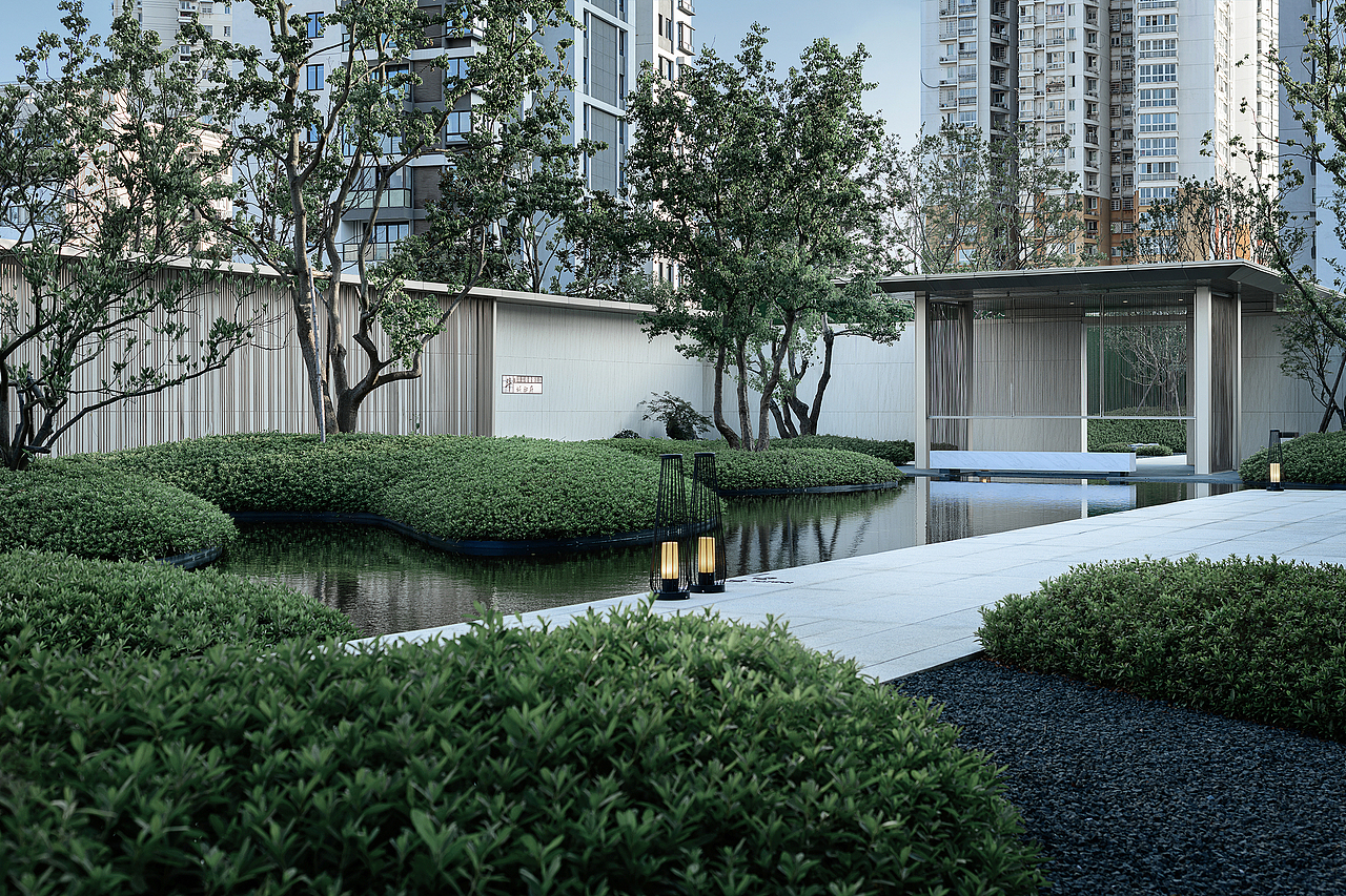 温州金茂府景观示范区