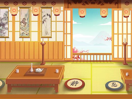 室內(nèi)（個(gè)人主頁-ZMzY4MDIwMTI=） - 商業(yè)插畫 - 站酷設(shè)計(jì)師小小xiao糖原創(chuàng)素材 - 站酷ZCOOL