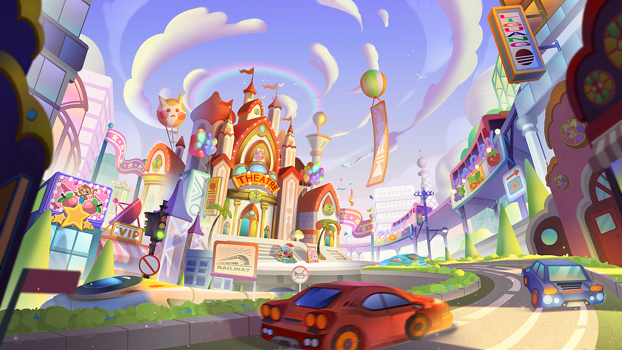 卡通场景合集（图ZMjcxMjcxMDU2） - 概念设定 - 站酷设计师LeeLg原创素材 - 站酷ZCOOL