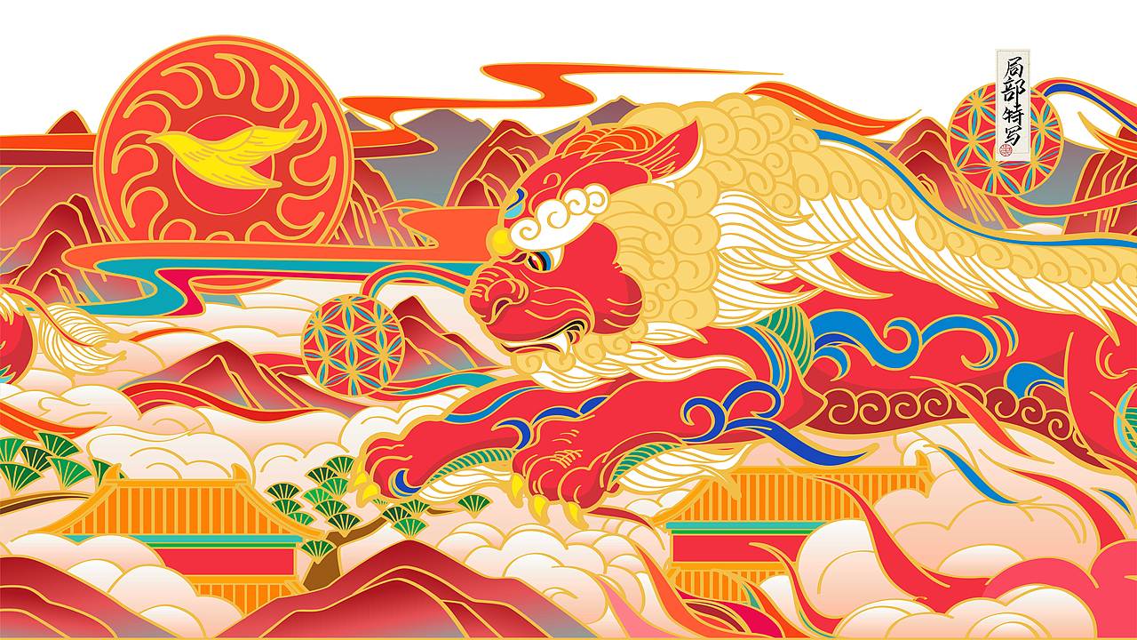 风行t5 evo 国风版 「中国新风潮」系列车贴设计