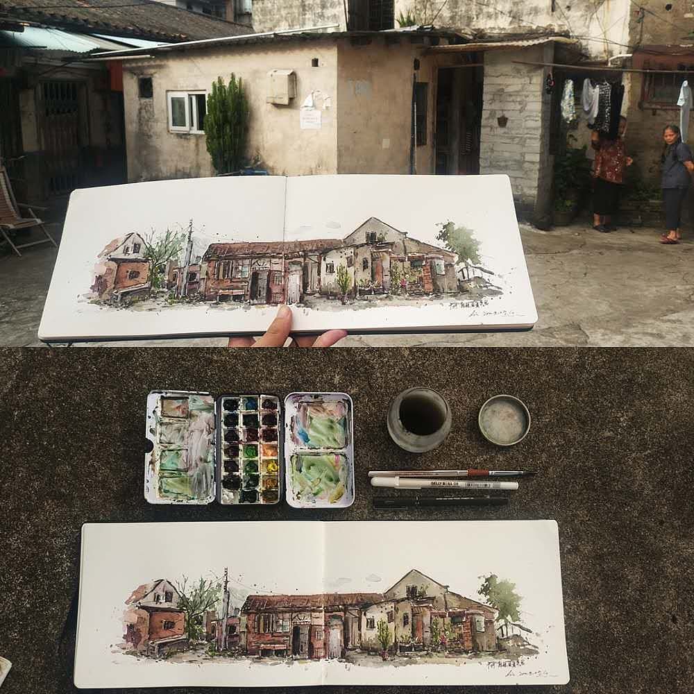 阿丘2018年绘画写生作品记录（图ZMTQwODUyNjQ4） - 绘画 - 站酷设计师画画的陈一丘原创素材 - 站酷ZCOOL