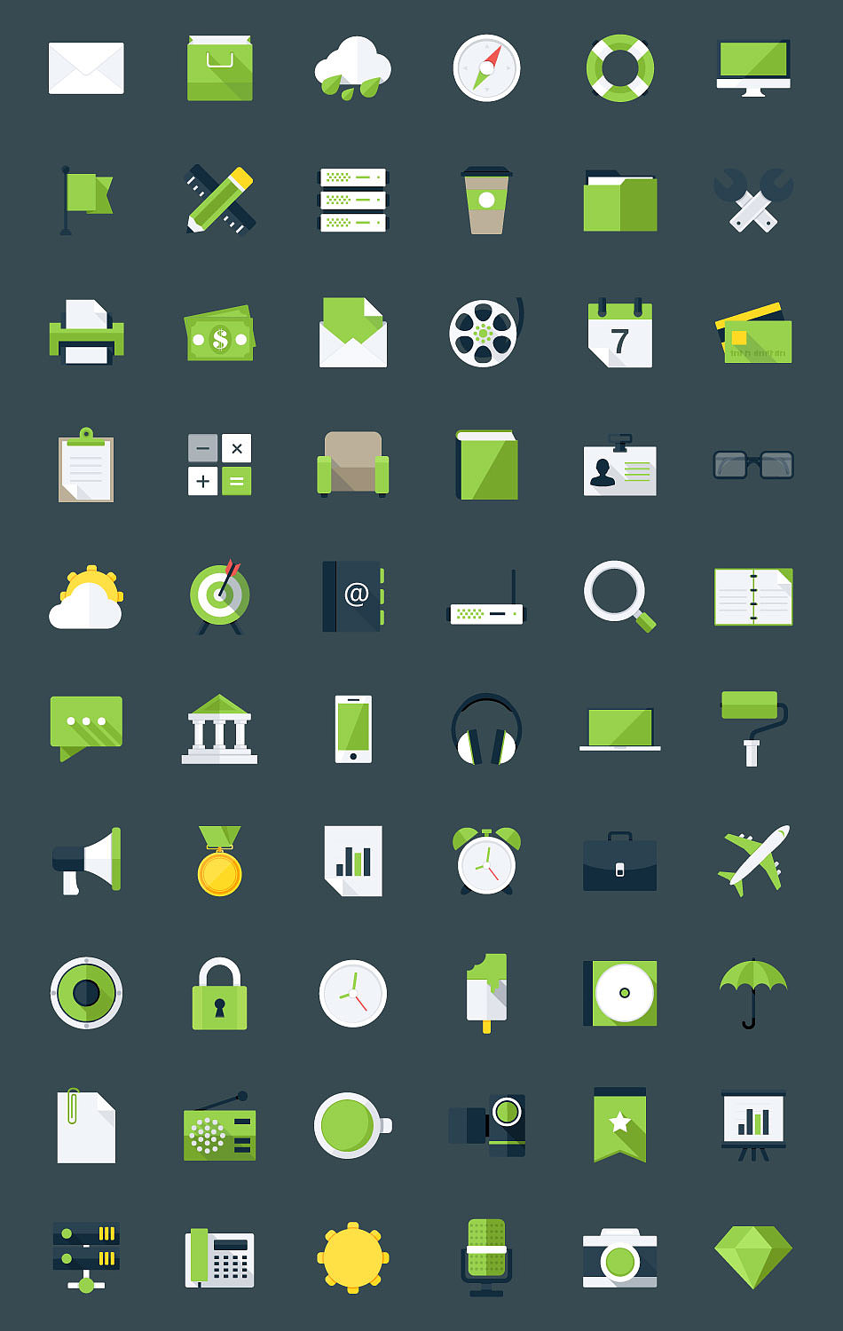 扁平化图标（图ZODg1MDQ3MDA=） - 图标 - 站酷设计师Fanfan凡原创素材 - 站酷ZCOOL