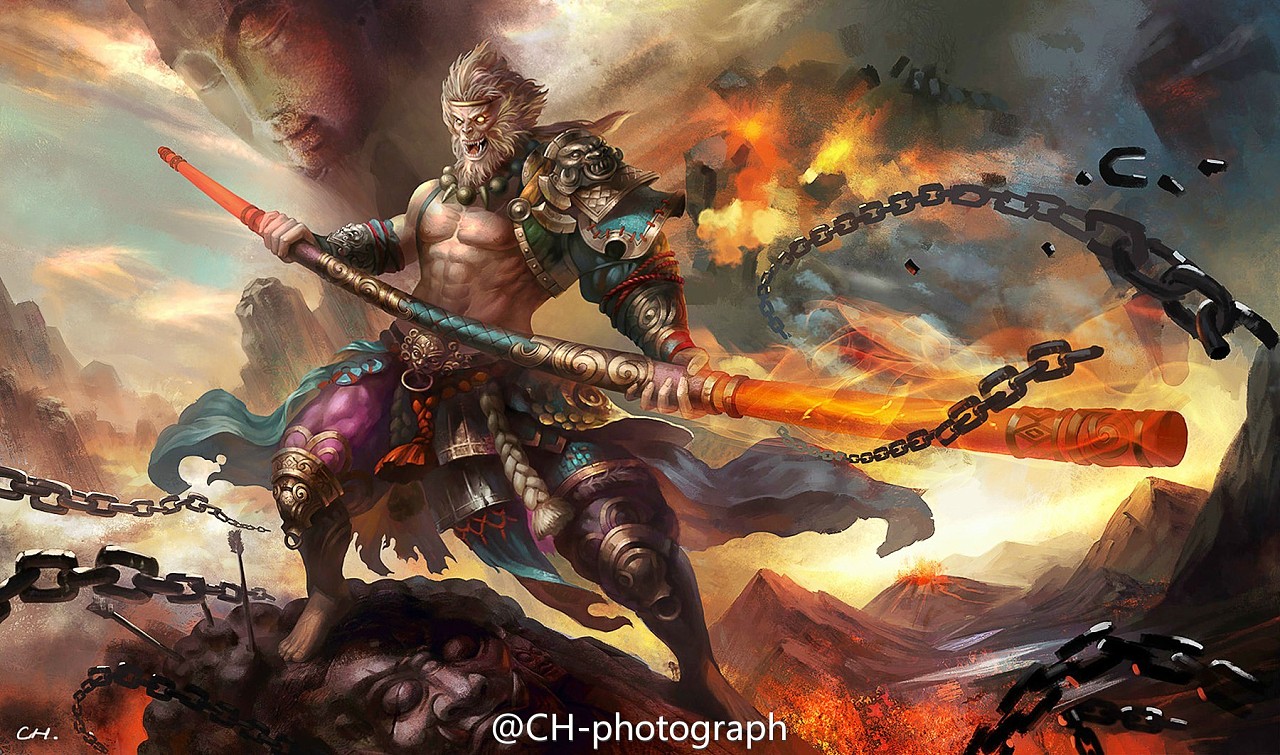 ch版大圣|插画|游戏原画|广州鹿田文化 - 原创作品 - 站酷 (zcool)