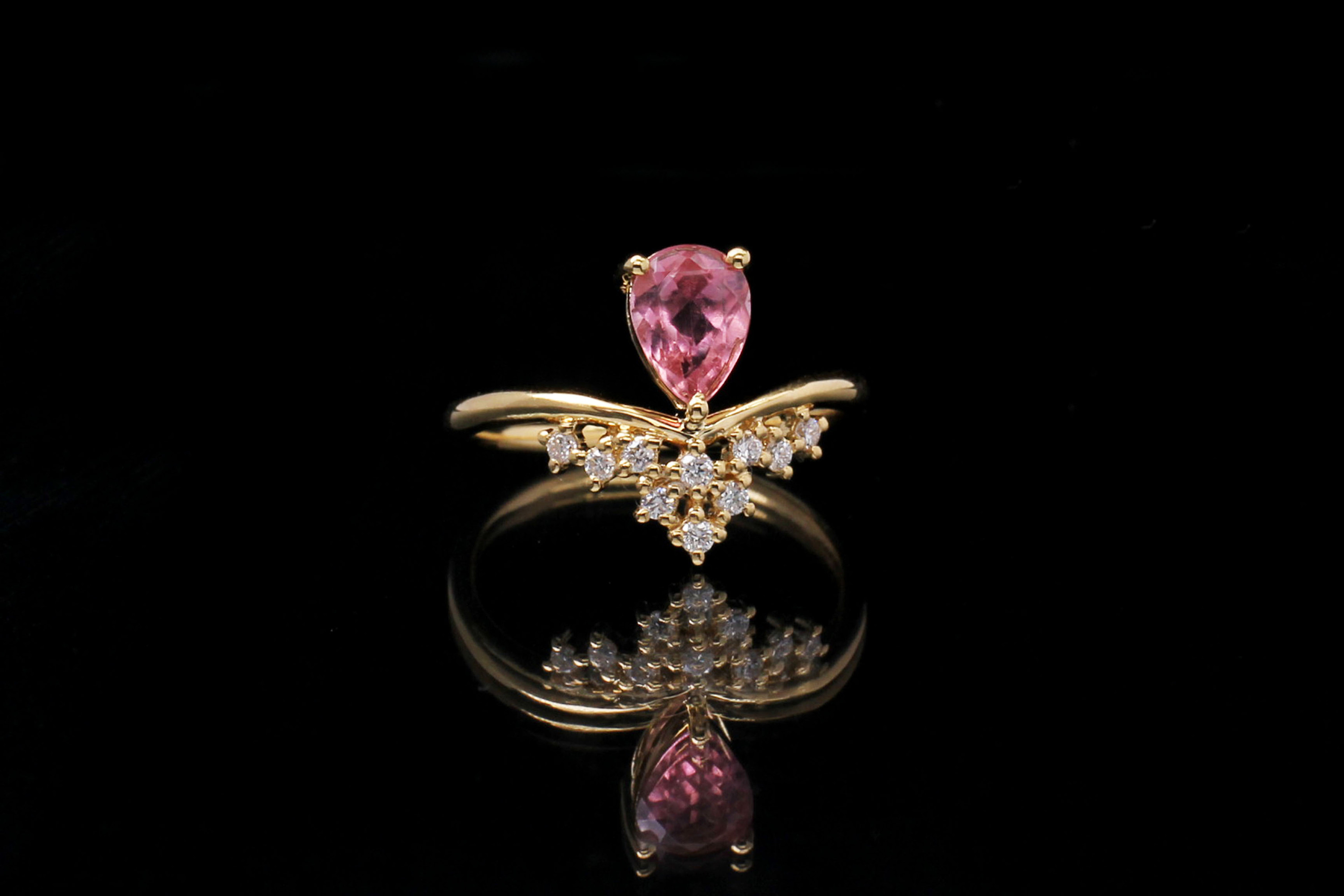 珠宝摄影 欧珀彩宝 戒指 原图 微调亮度