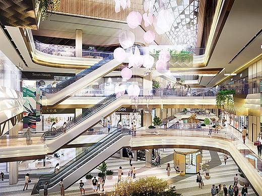 经典广场购物中心一体化设计：跟着屈原游溆浦