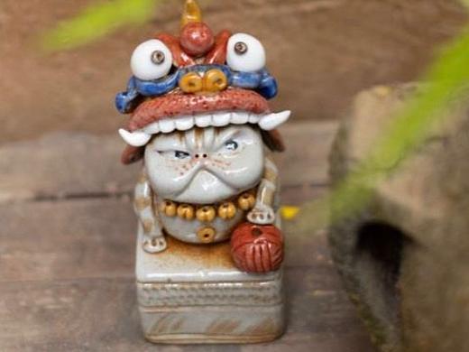 器十二原创手作 舞狮猫