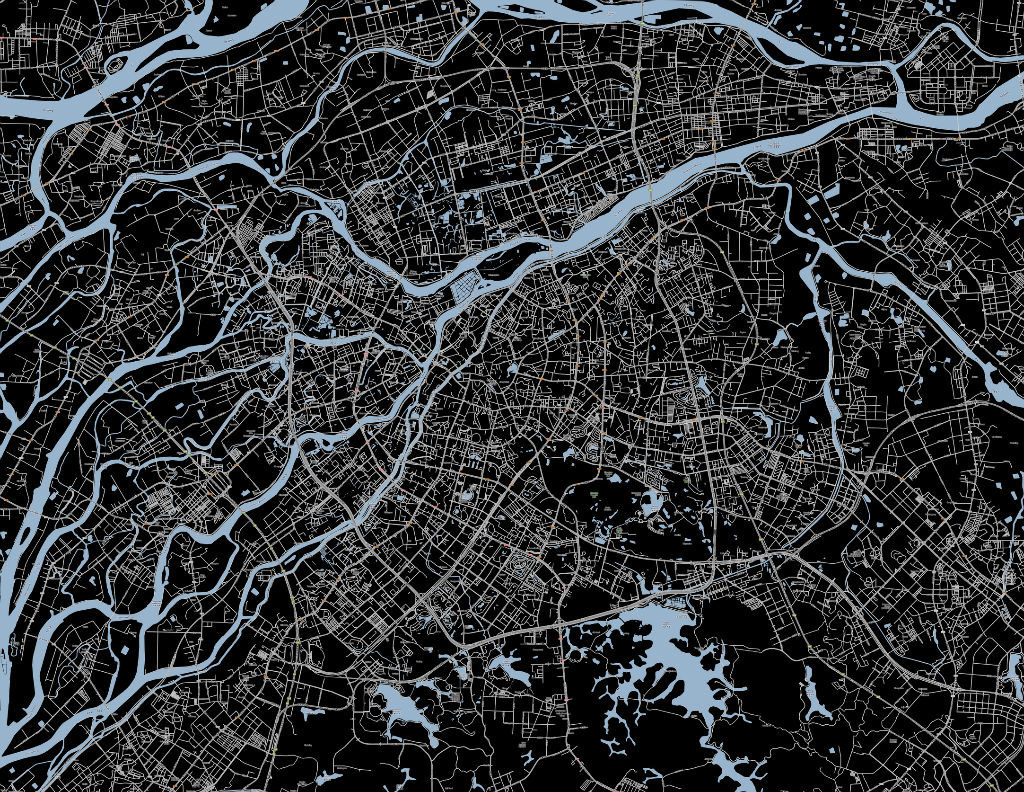 中国城市纹理地图(一)