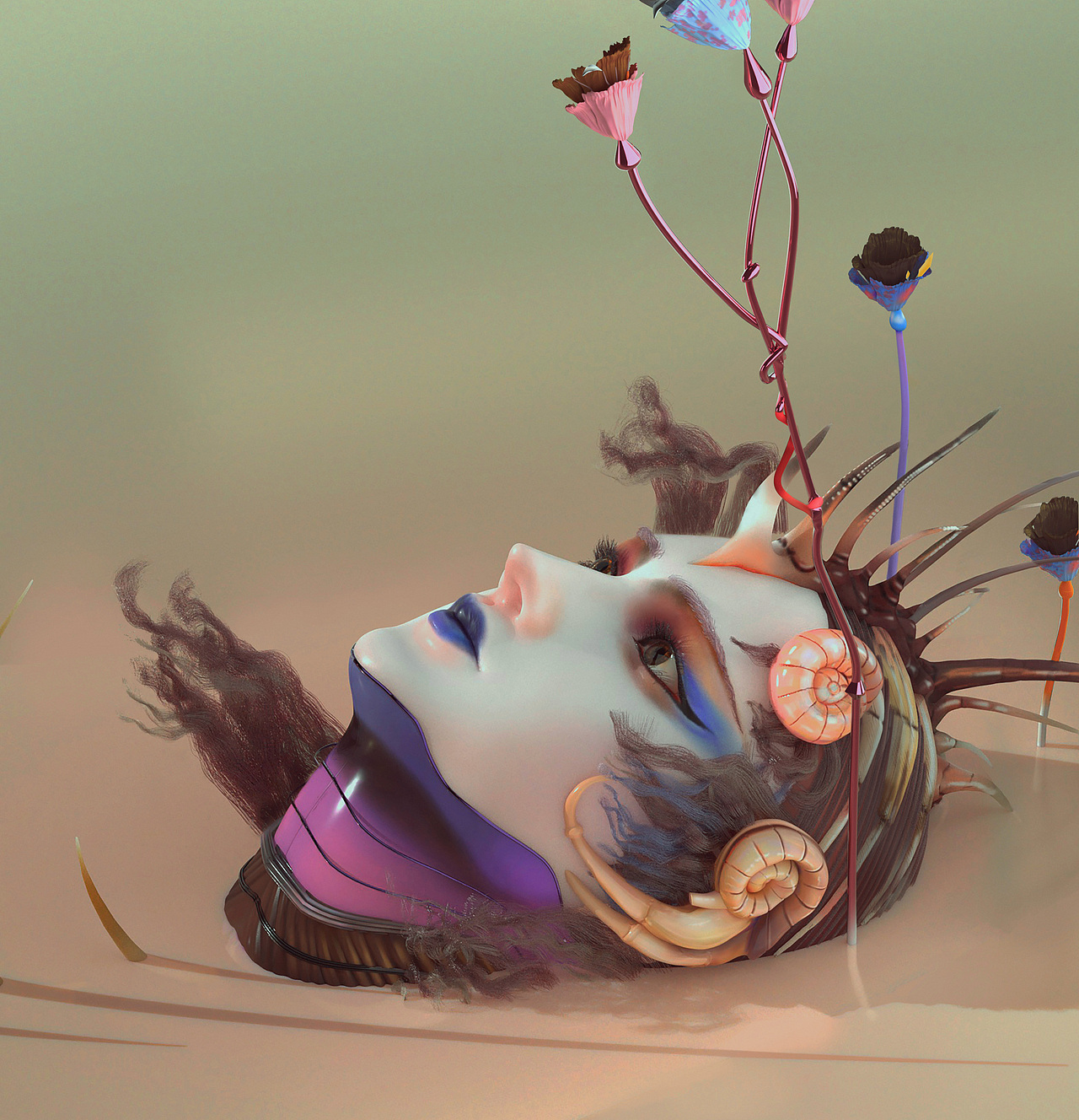 天野喜孝画作3D还原