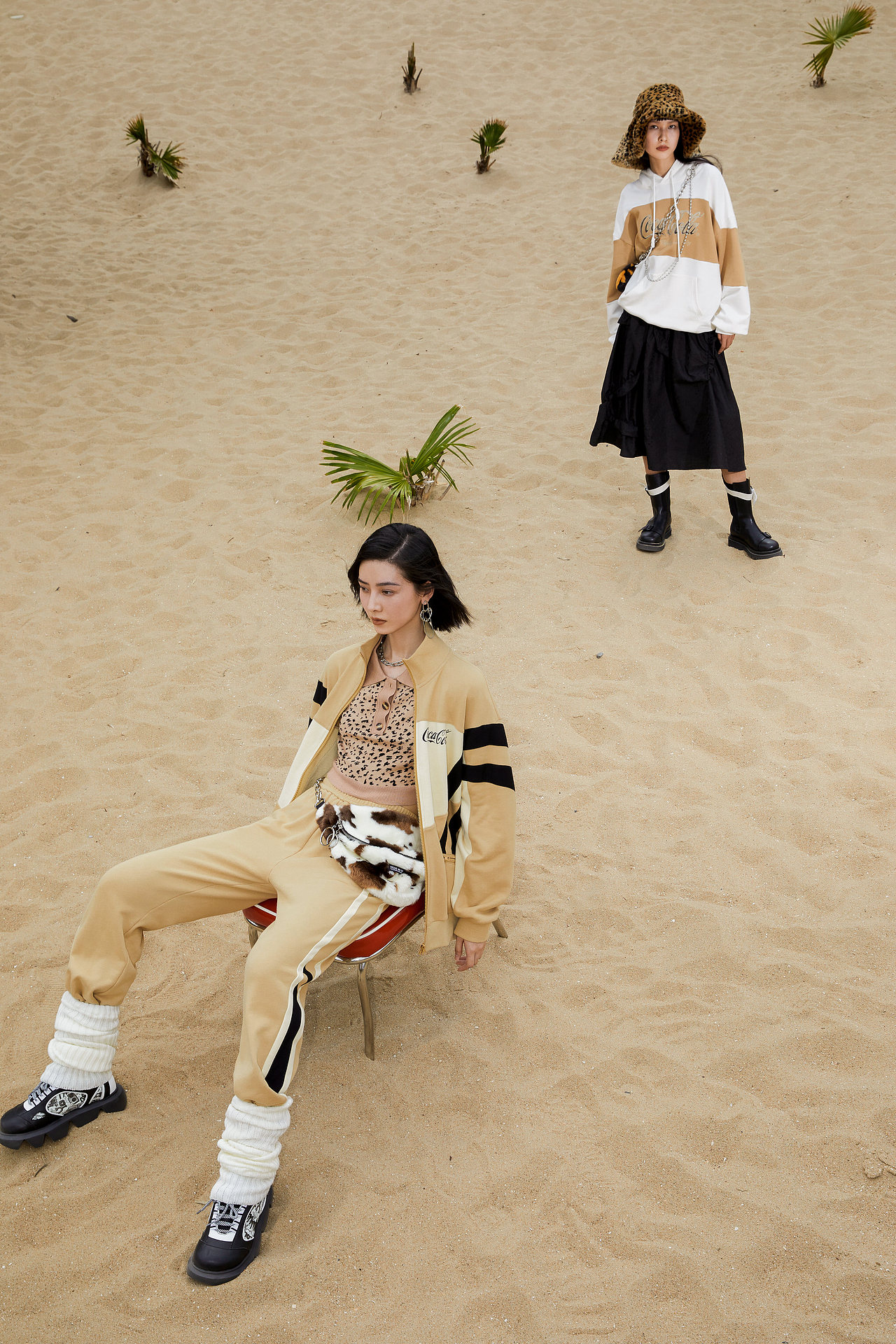 viyaniyaxcocacola联名形象片拍摄上