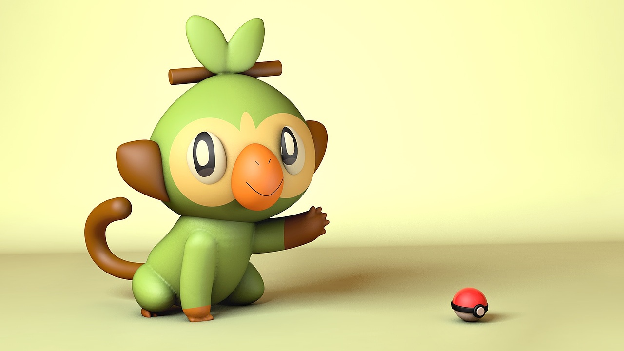 参考宝可梦新作敲音猴做的