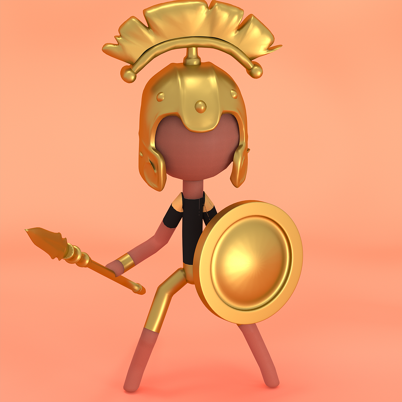 Cinema 4D 卡通火柴人角色建模渲染（图ZMjE1MTMwOTI4） - 人物/生物 - 站酷设计师文道洛月月原创素材 - 站酷ZCOOL