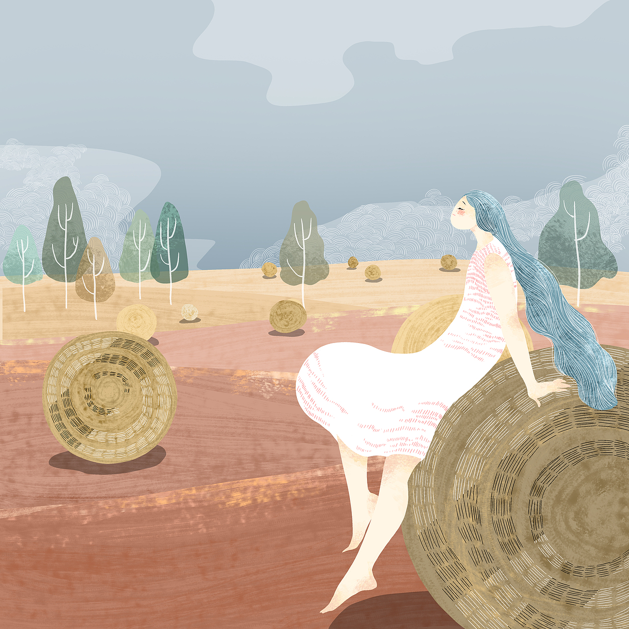 二十四节气（图ZMjE2NDY4OTY0） - 商业插画 - 站酷设计师六咩咩原创素材 - 站酷ZCOOL