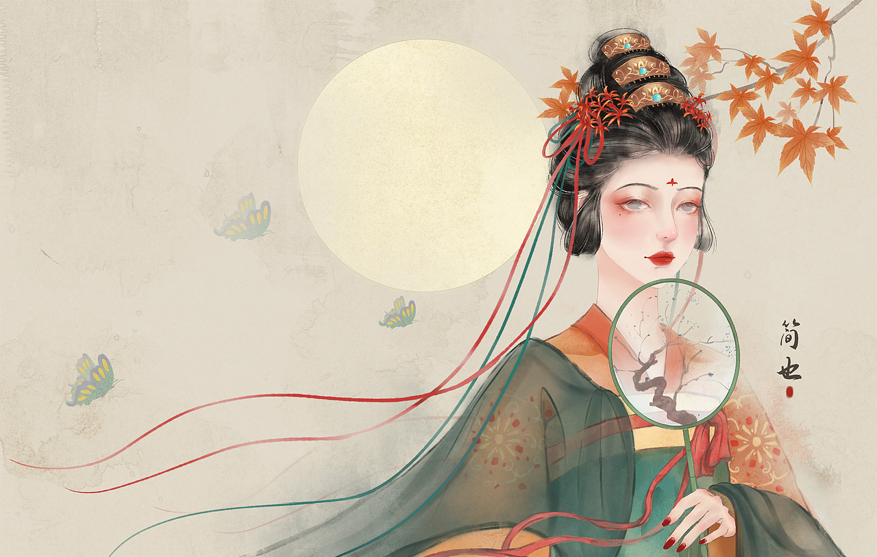 枫叶~（图ZMjg1NzExMDgw） - 商业插画 - 站酷设计师Charlotte简也原创素材 - 站酷ZCOOL