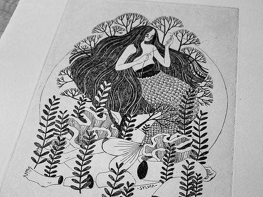 铜版画｜Monster·Mermaid ｜ 怪物·美人鱼