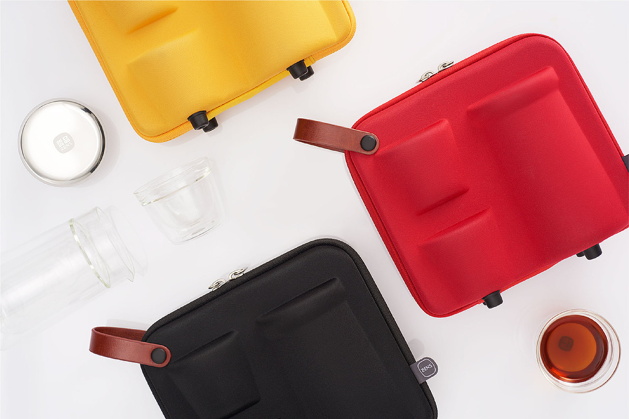 故宫文化 千里江山图 便携旅行茶具