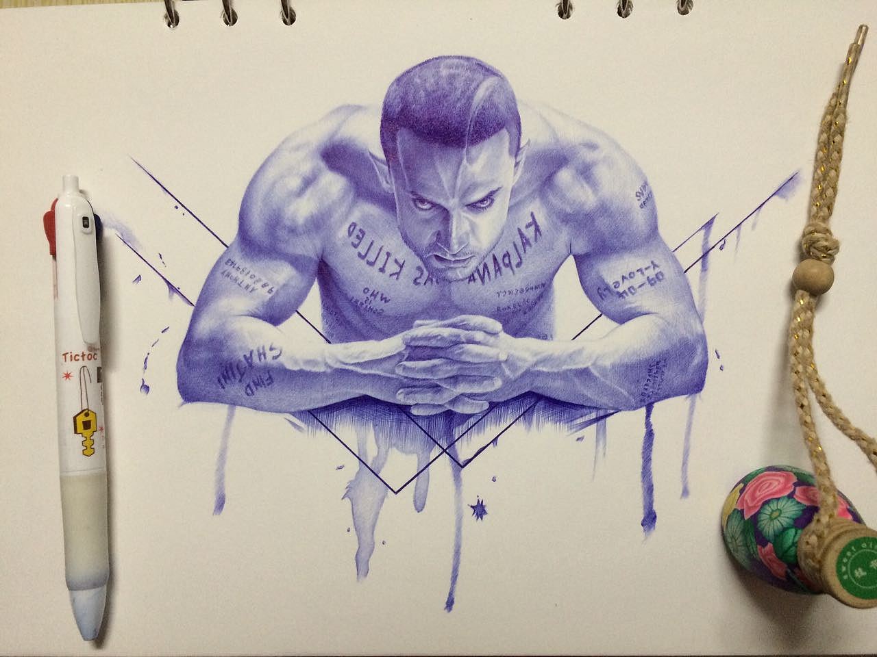 魔兽争霸系列等Y_Lovely圆珠笔手绘