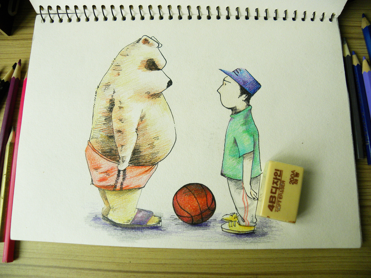 彩铅手绘插画水彩素描签字笔圆珠笔（图ZNTE1MDUzMjA=） - 创作习作 - 站酷设计师careW原创素材 - 站酷ZCOOL