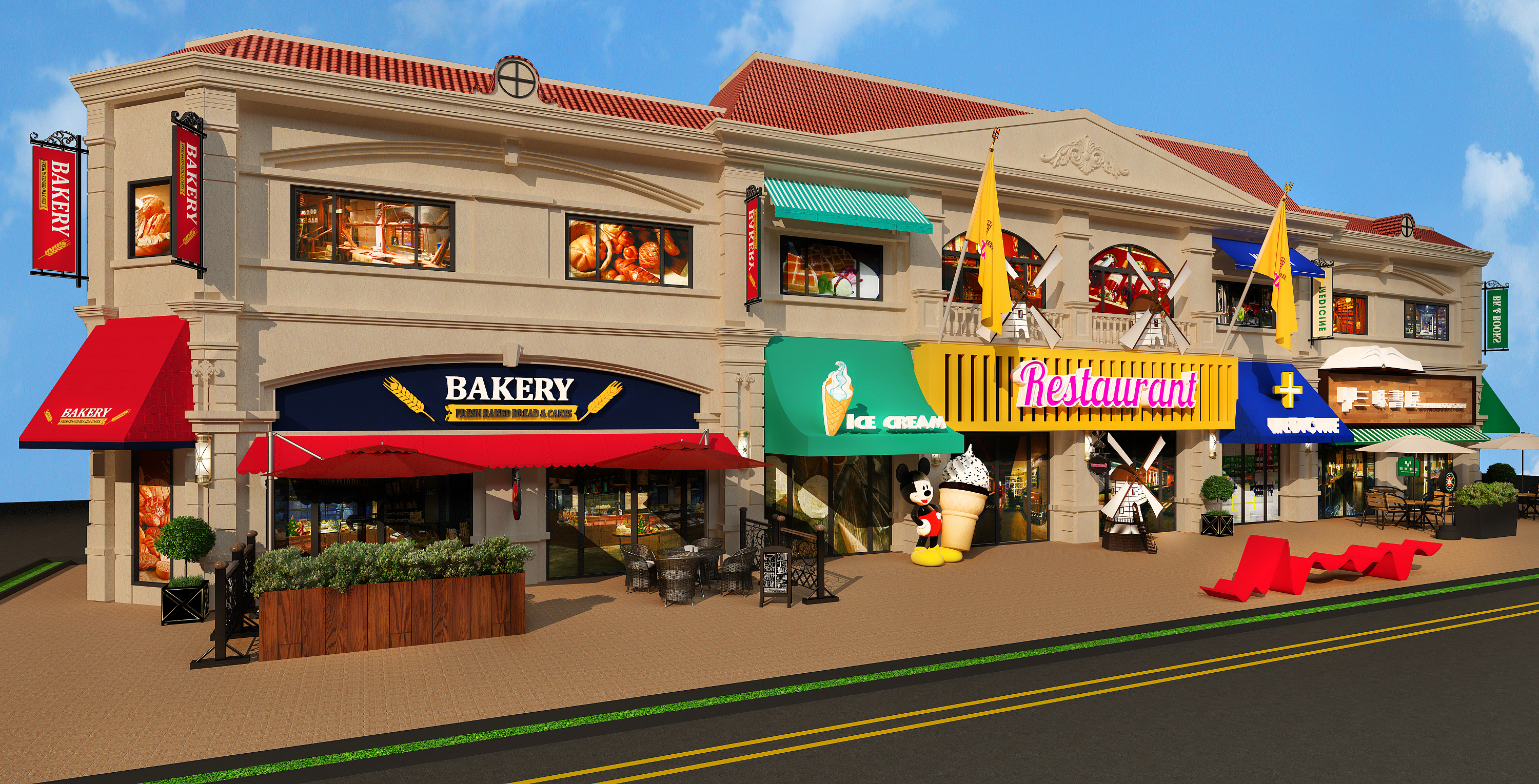 商业街|空间|展示设计 |狂奔的小野牛 - 原创作品 - 站酷 (zcool)