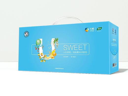 中粮 悦活 礼盒包装 清新