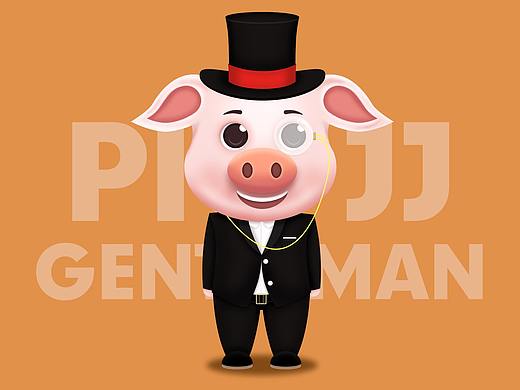 够绅士啊猪宝宝（个人主页-ZMzIyMjg4Mjg=） - IP形象 - 站酷设计师FLY_ER原创素材 - 站酷ZCOOL