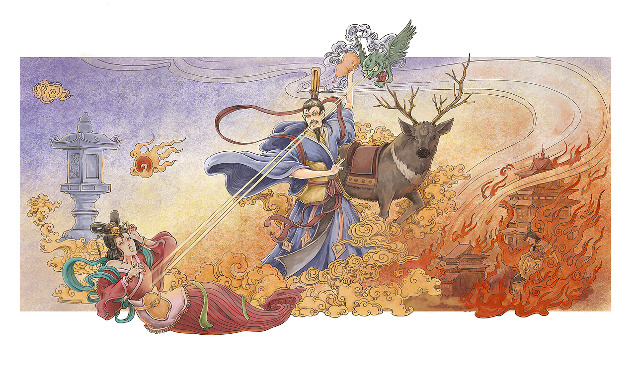 简单的彩色插图若干