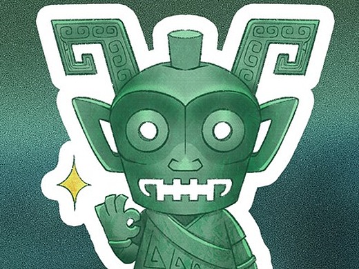 三星堆形象q版表情系列