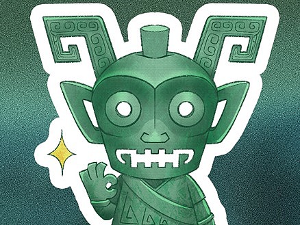 三星堆形象q版表情系列