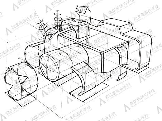 工业设计考研手绘示范作品