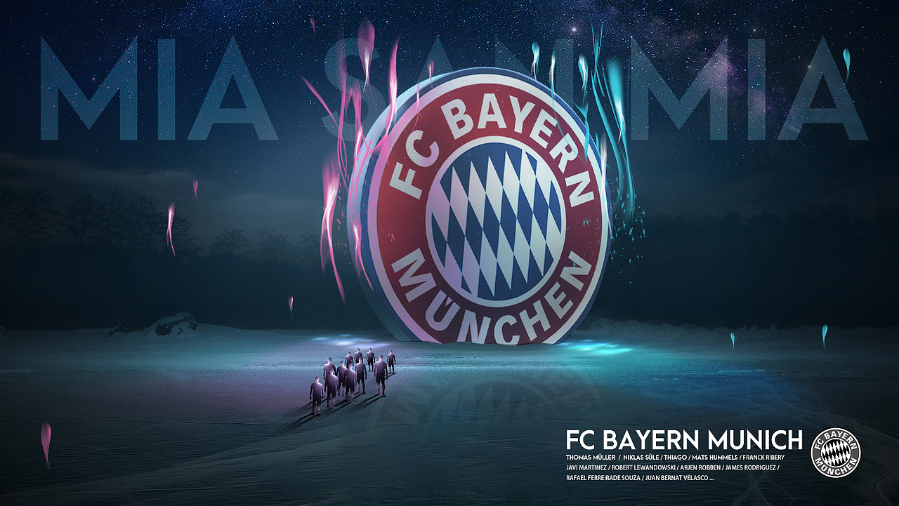 fc拜仁慕尼黑线上旗舰店提案的一张封面|平面|海报|大熊的夏天_原创