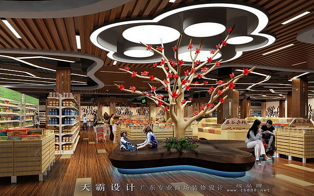 天霸设计汕尾百货装修项目案例:生福百货陆丰市区店