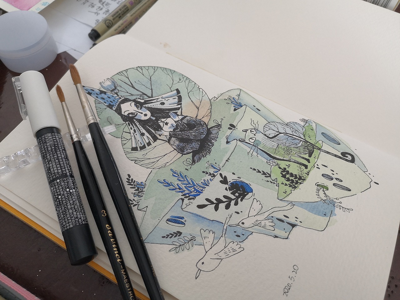 五月第4周 儿童插画练习（图ZMjA4NDU4NzEy） - 儿童插画 - 站酷设计师午南的南瓜田原创素材 - 站酷ZCOOL