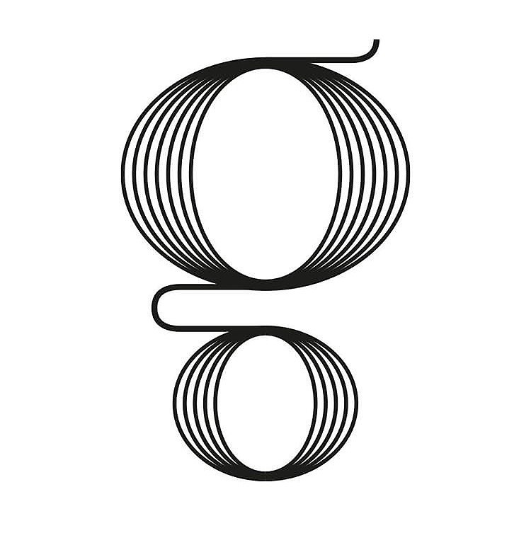 字体g字母变形创意视觉