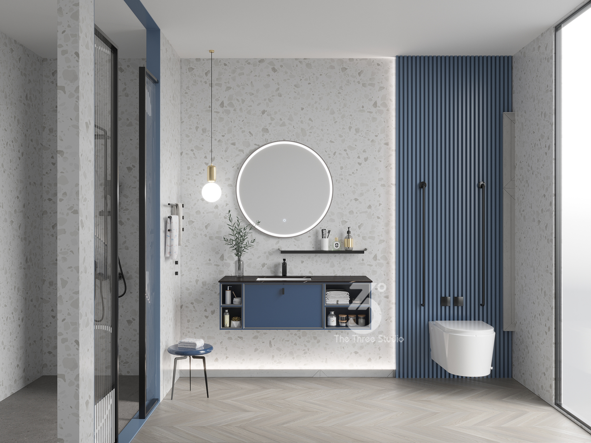 浴室产品3d渲染图|空间|家装设计|叁度计_陈琳娜 - 原创作品 - 站酷