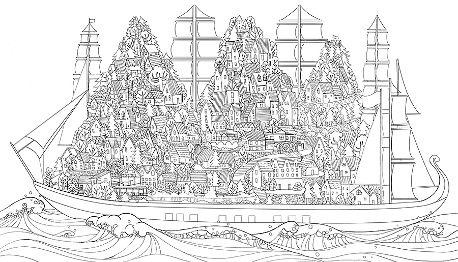 《丛林中的野孩子》彩色插图系列