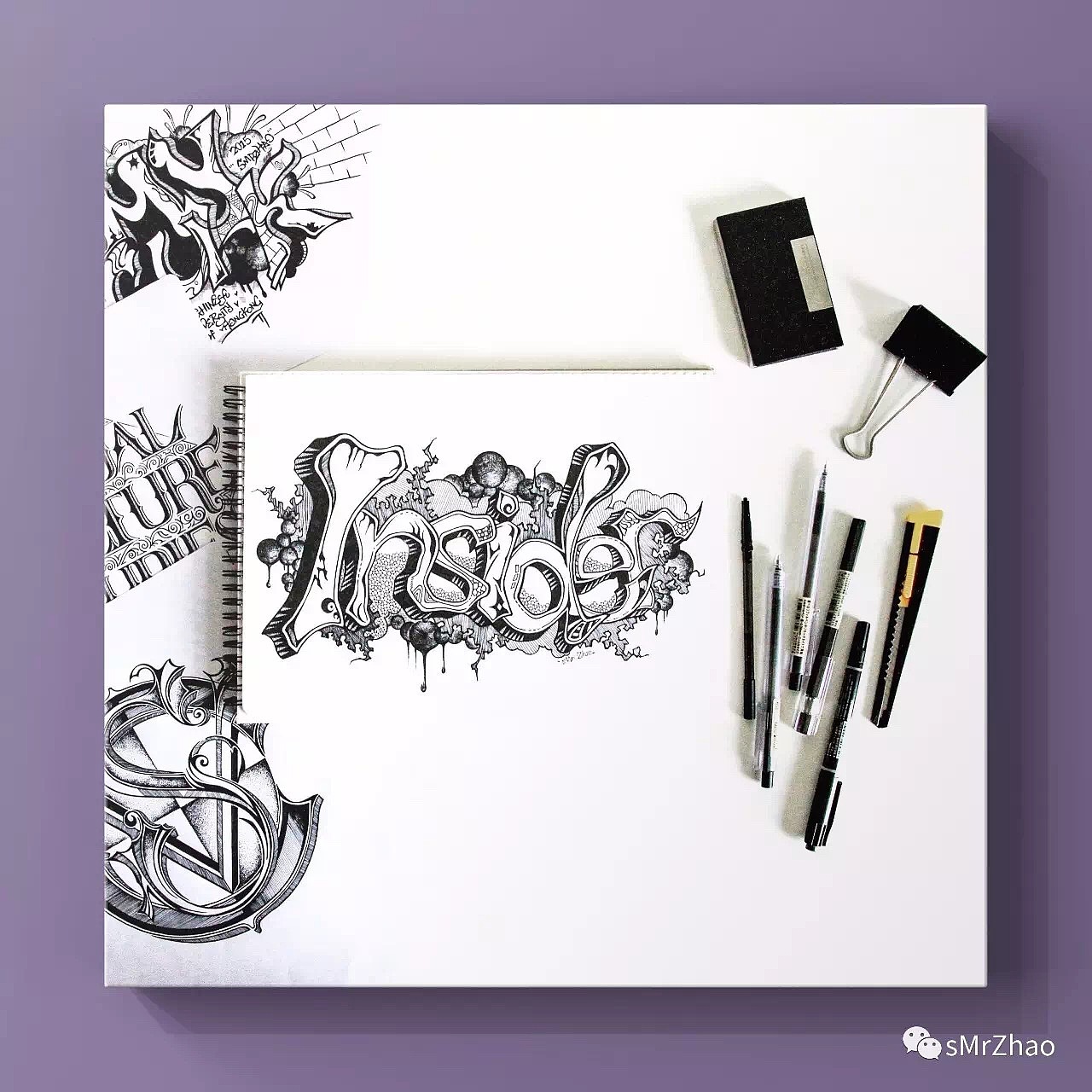 sMrZhao 字体纹身设计