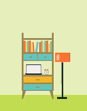 桌子|插画|插画习作|楼兮 - 原创作品 - 站酷 (zcool)