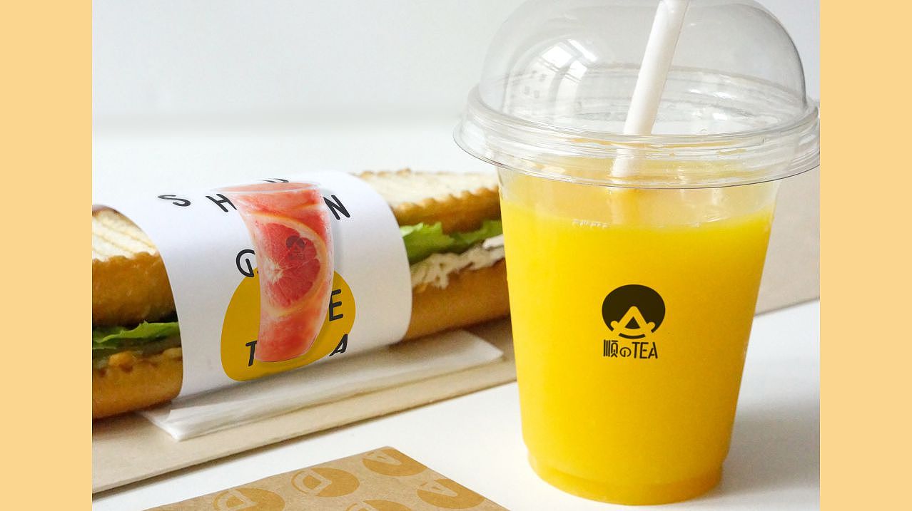 【 顺のTEA·新茶饮 】品牌视觉形象设计