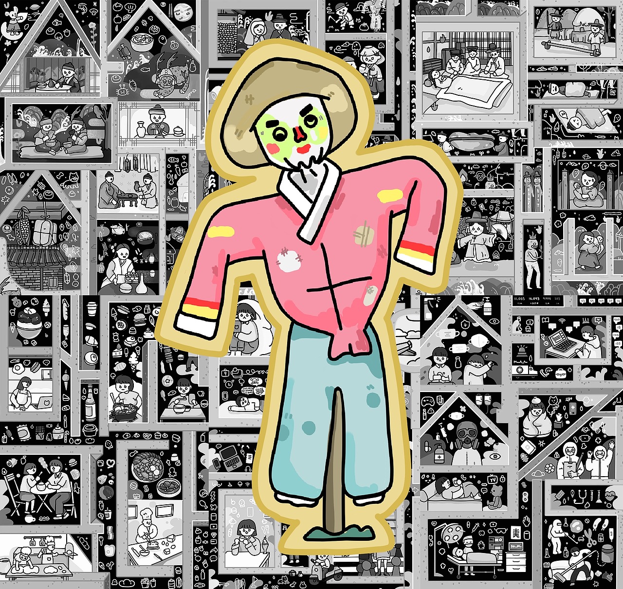 #2020青春答卷# 《昨天,今天》